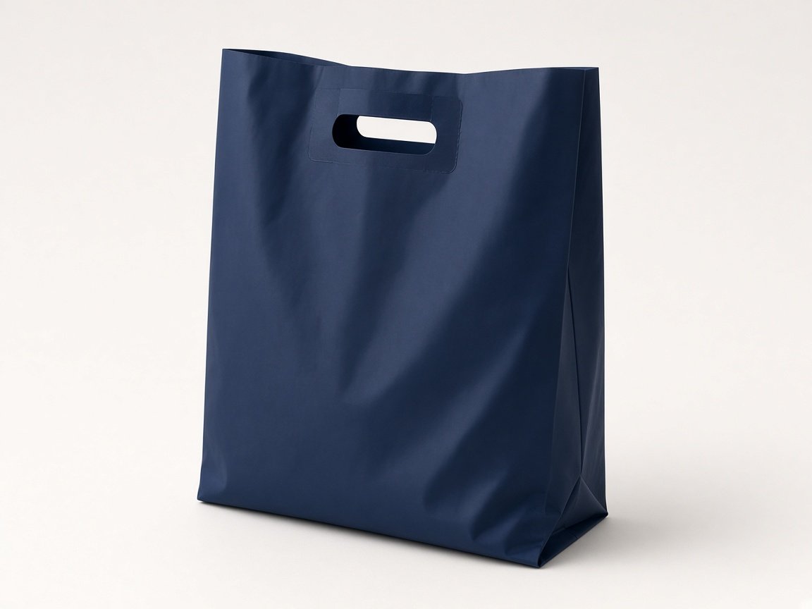 Reinforced die-cut handle bag